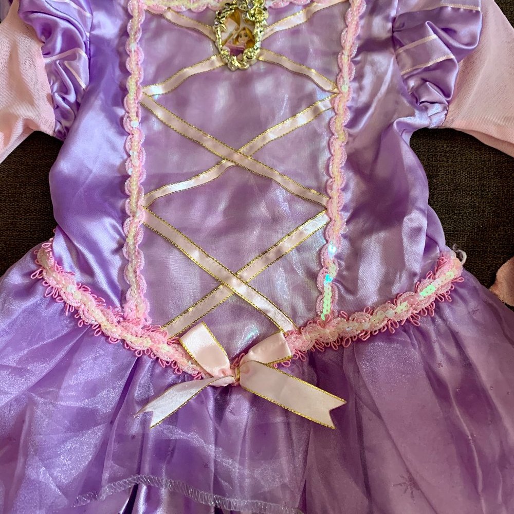 Disney Princess Rapunzel dress XS 3t/4t